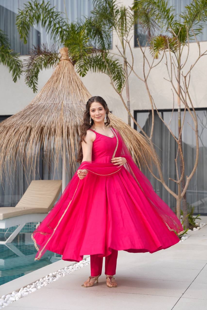 Anarkali Collection "SaÏda" - Rose
