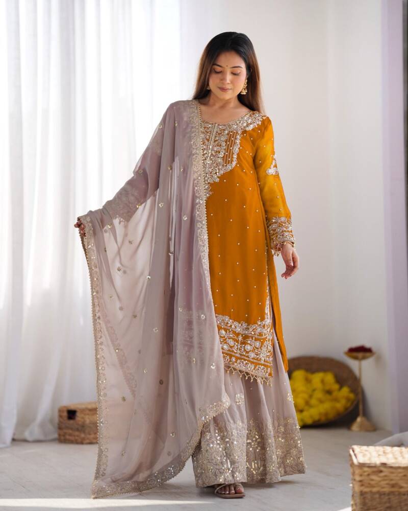 Punjabi Collection "Poujvali" - Jaune