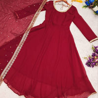 Anarkali Collection "Sajani"  - Rouge bordeaux