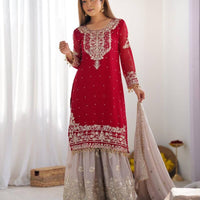 Punjabi Collection "Poujvali" - Rouge