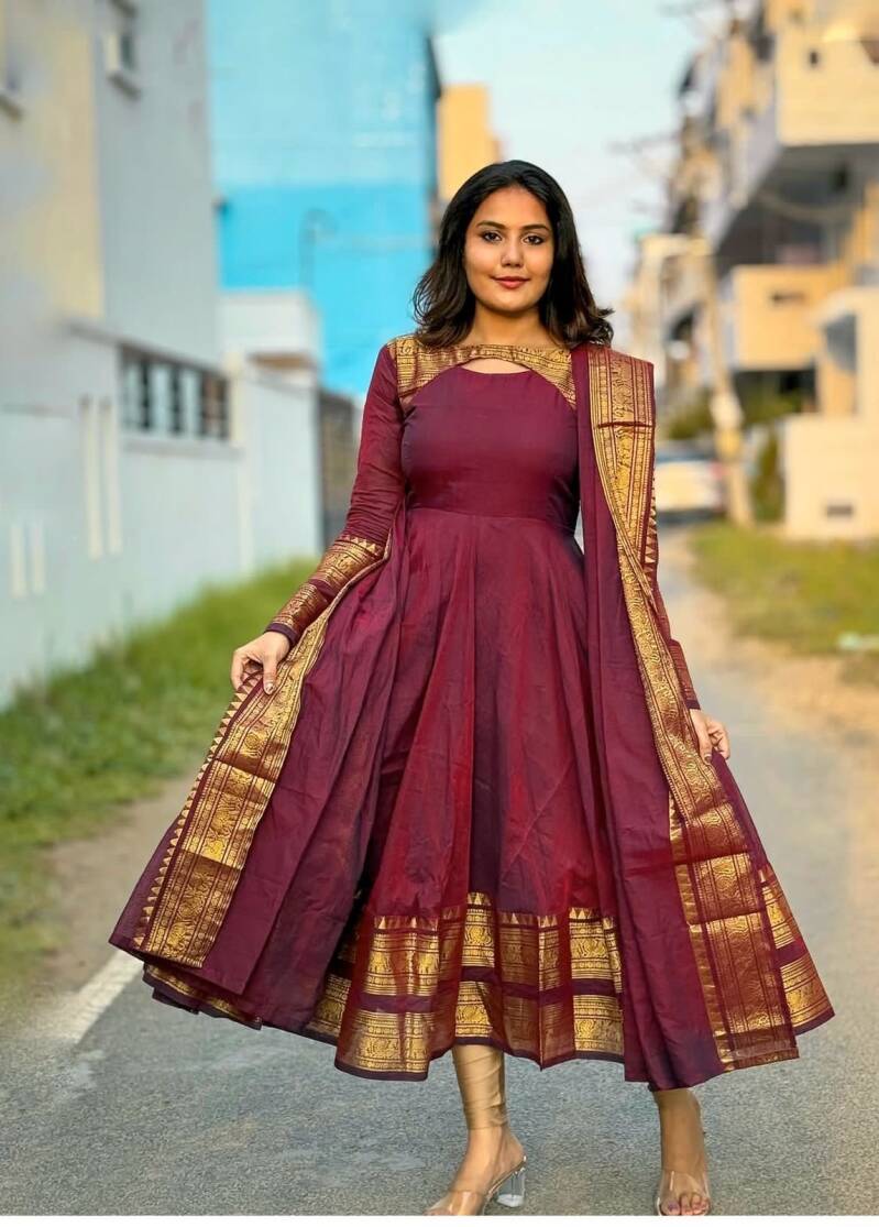 Robe Collection "meenakshi" - Bordeaux
