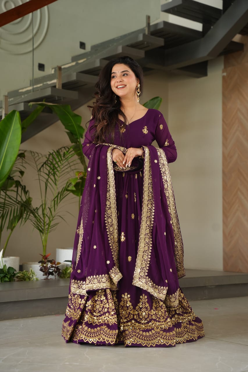 Anarkali Collection "Katalya" - Mauve