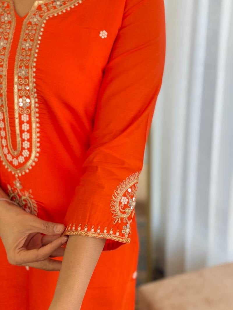 Punjabi Collection "Deepika" - Orange