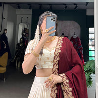 Lehenga collection "Pranavi" - Blanc