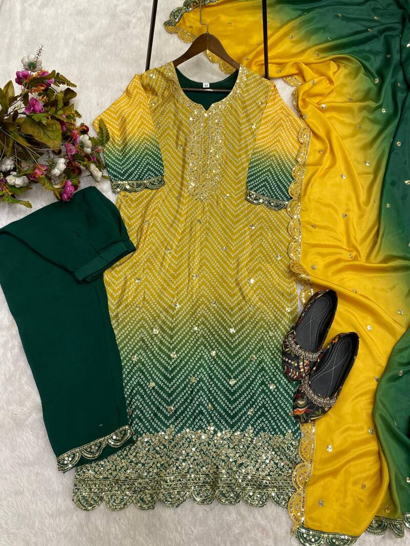 Collection "Karvara"  - Jaune/vert