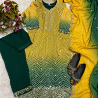 Collection "Karvara"  - Jaune/vert