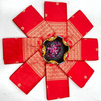 Saris "Tendance mix" rouge 1