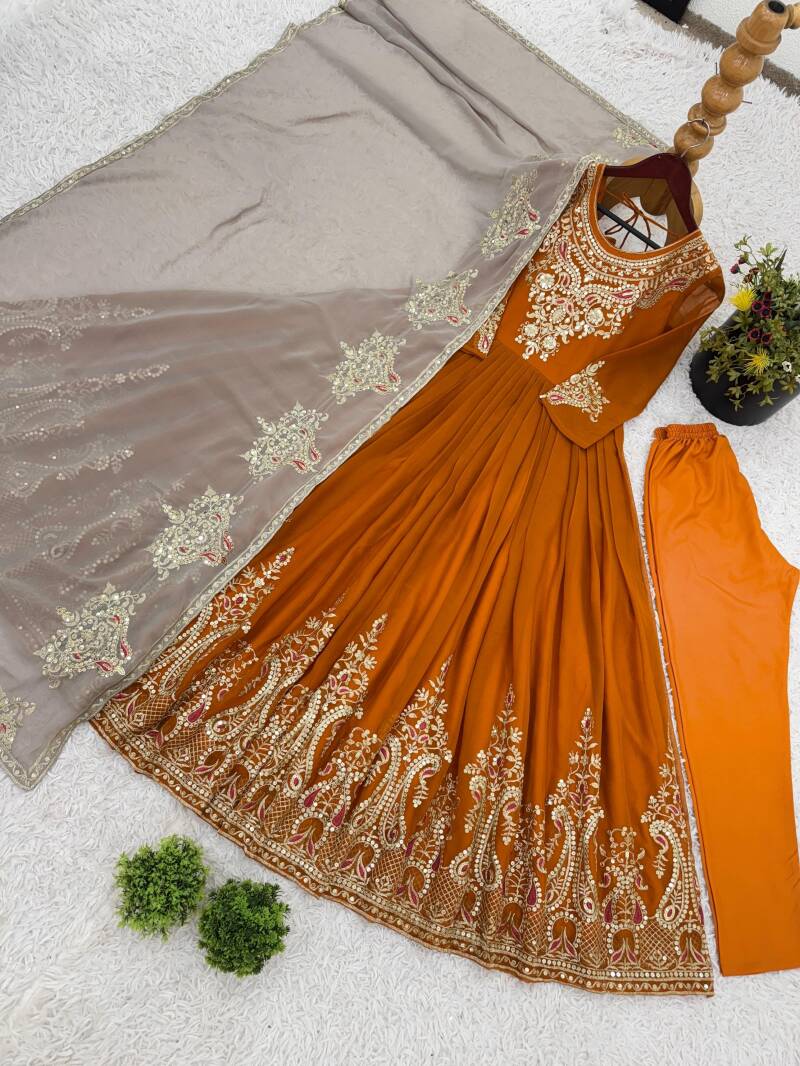 Robe "Ishika" - Jaune moutarde