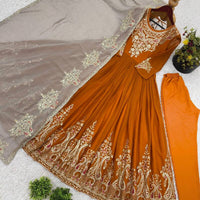 Robe "Ishika" - Jaune moutarde