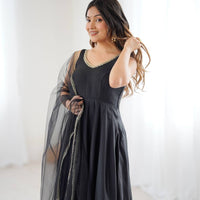 Anarkali Collection "SaÏda" - Noir