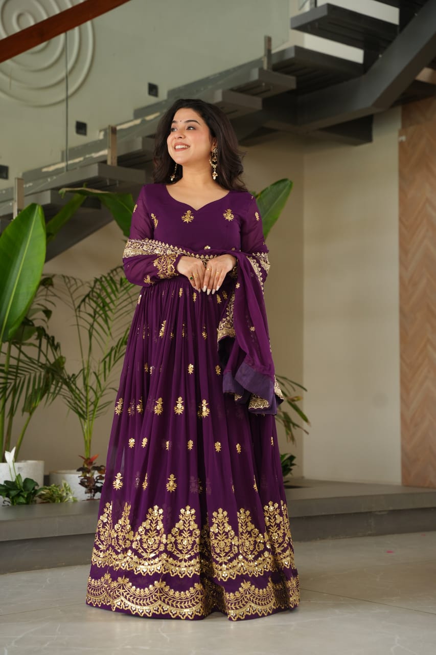 Anarkali Collection "Katalya" - Mauve