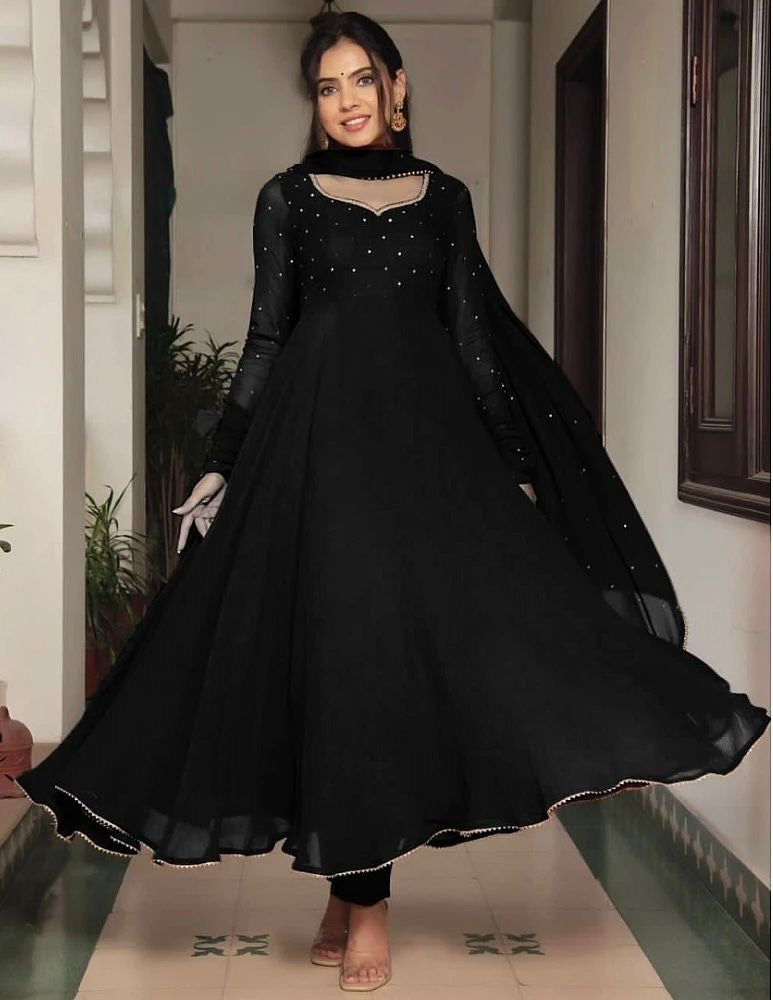 Anarkali Collection "Riya" - Noir