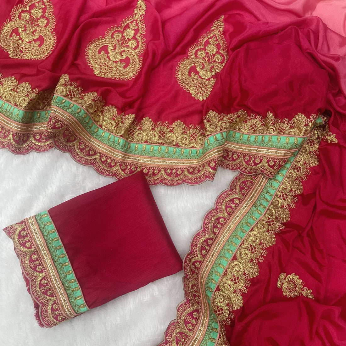 Sari "Livanee" -Rose