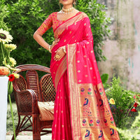 Sari "Mala" - Rose