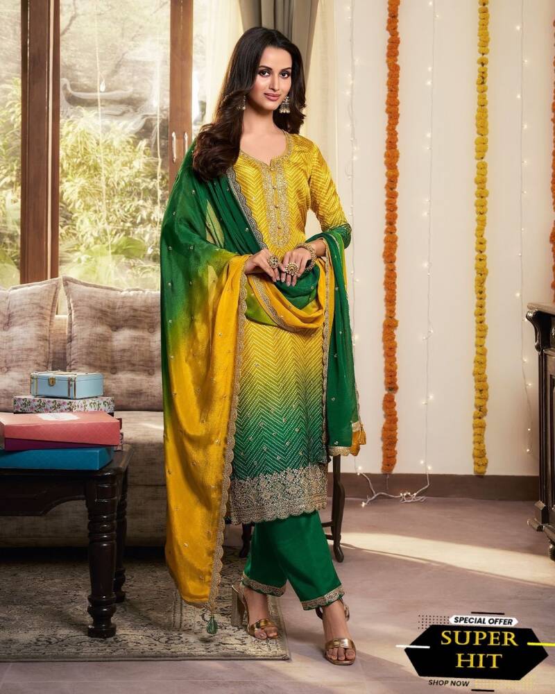 Collection "Karvara"  - Jaune/vert