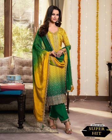 Collection "Karvara"  - Jaune/vert