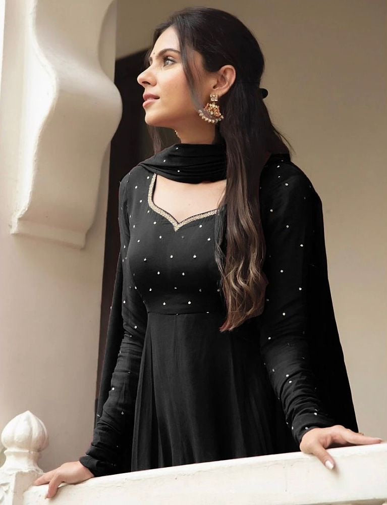Anarkali Collection "Riya" - Noir