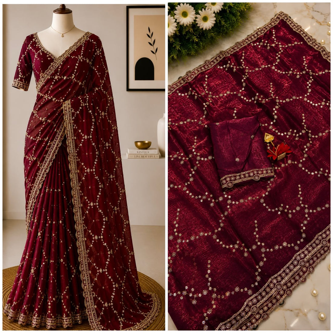 OFFRE SPÉCIALE - Sari Collection "AMEERA"