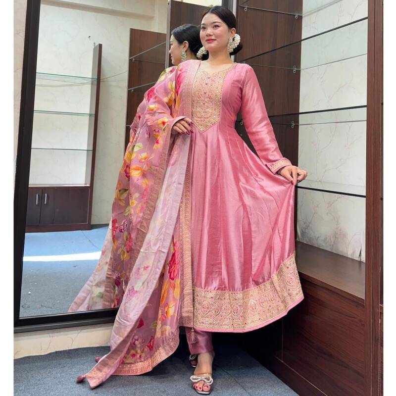 Anarkali Collection "Pallavi" Rose