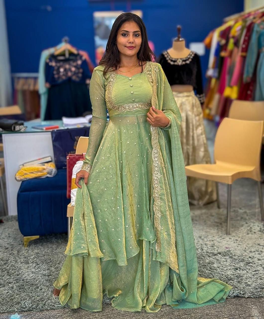 Anarkali Collection "Preethi" - Vert