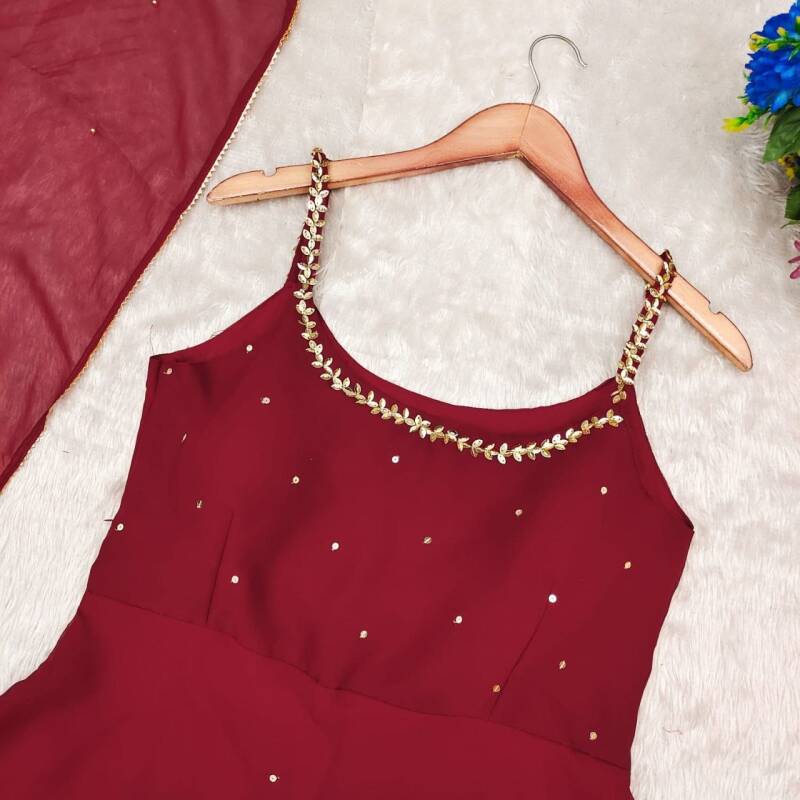 Anarkali Collection "Mugdha"  - Rouge bordeaux