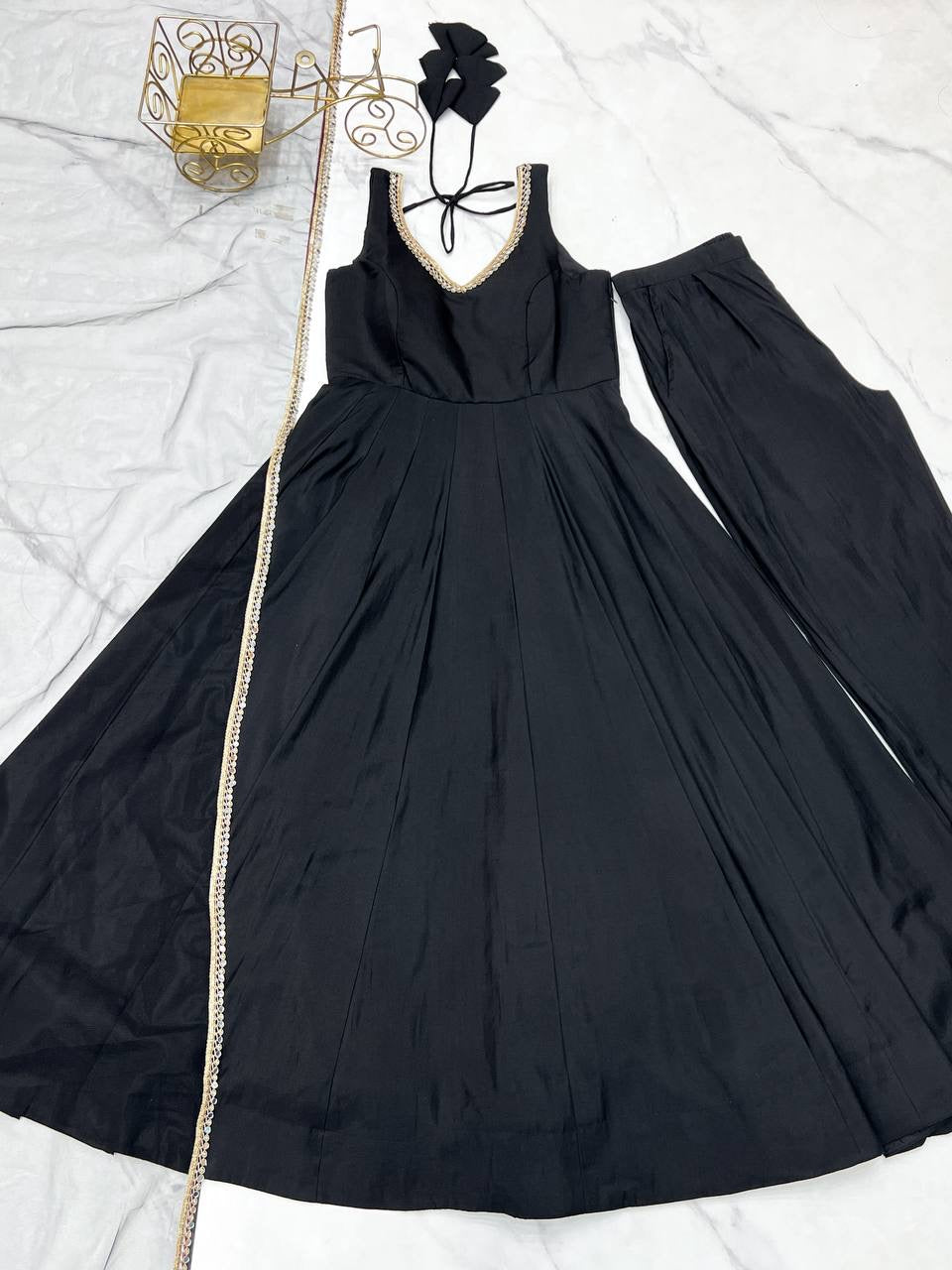 Anarkali Collection "SaÏda" - Noir
