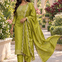 Punjabi "Vally" - Vert olive