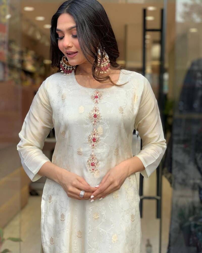 Punjabi Collection "Pureté" - Blanc