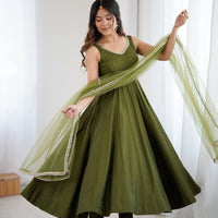 Anarkali Collection "SaÏda" - Vert