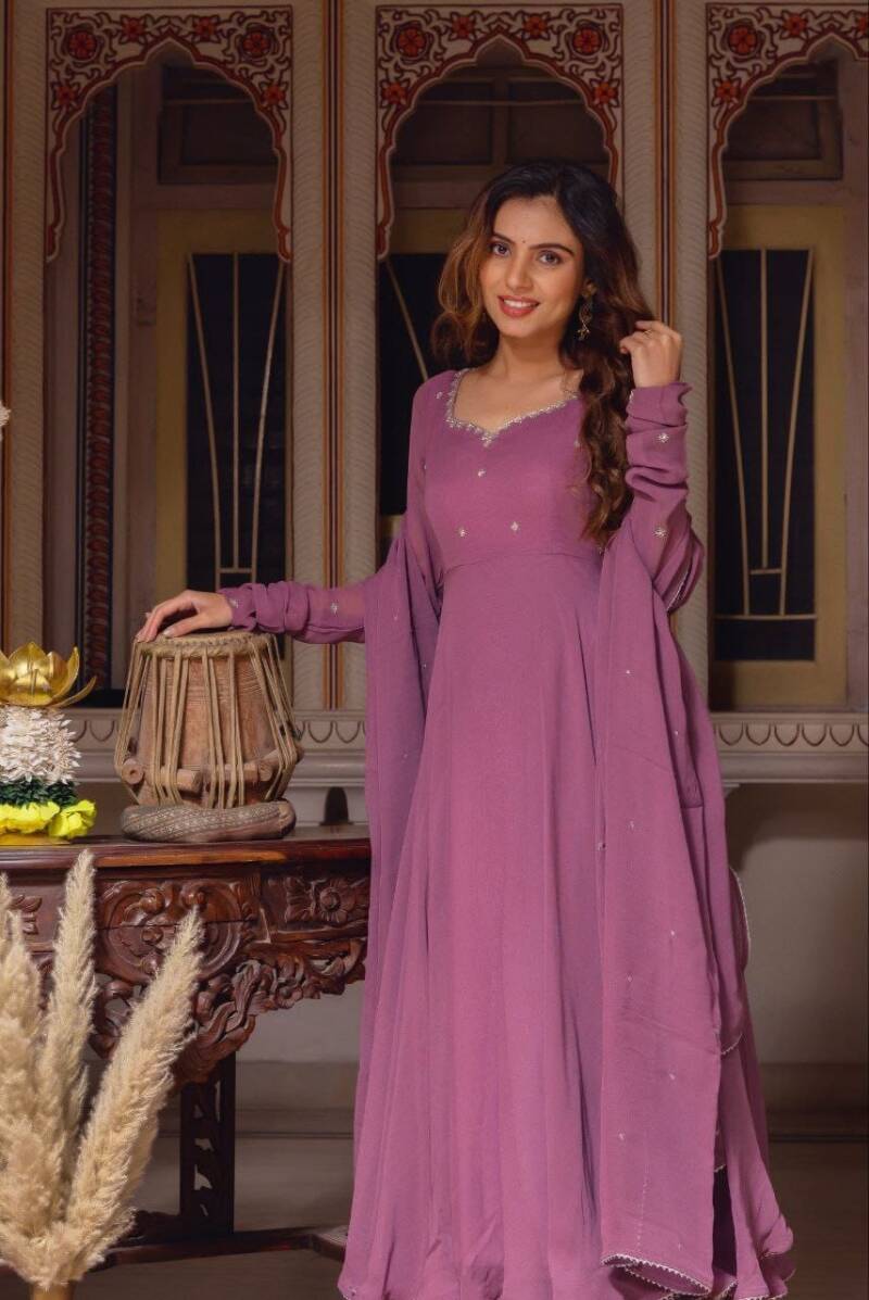 Anarkali Collection "SWEETIL"  - Parme