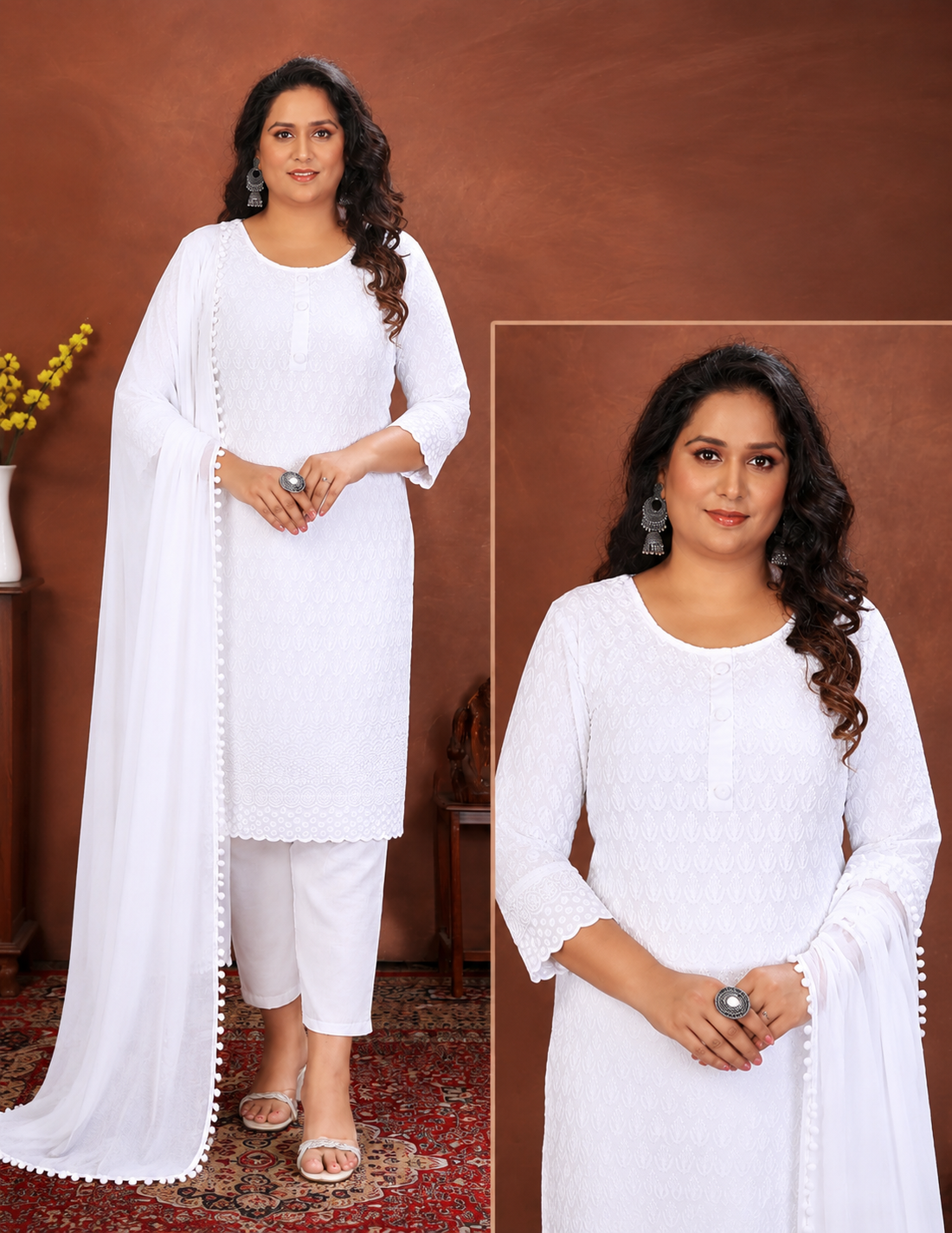Punjabi "Safita" - Blanc