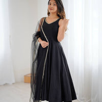 Anarkali Collection "SaÏda" - Noir