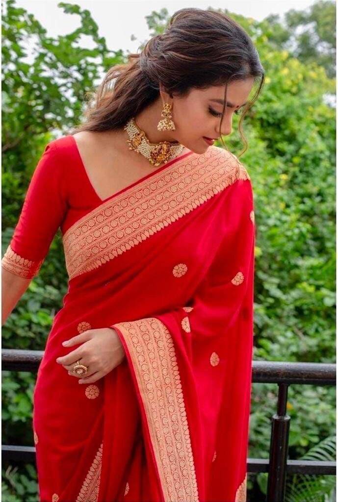 Saris "Tendance mix" rouge 1