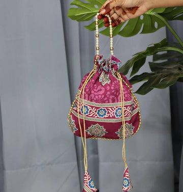 Sac pochon collection "sac pochon floral"