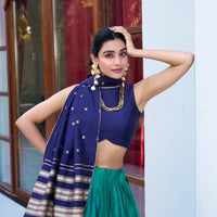 Lehenga collection "Mitali" - Bleu