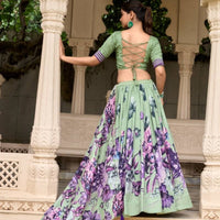 Lehenga collection "Tussary" - Vert
