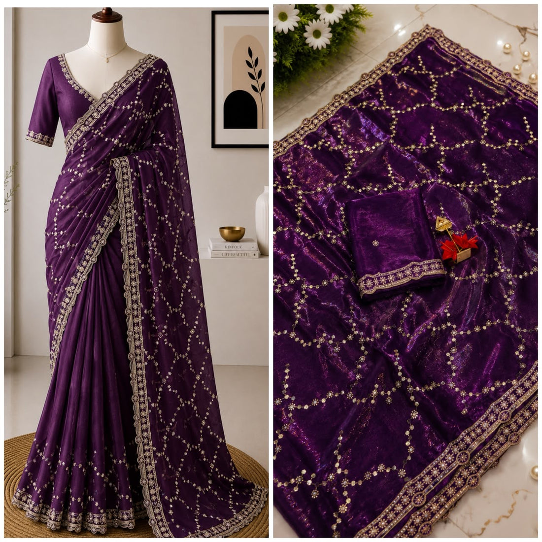 OFFRE SPÉCIALE - Sari Collection "AMEERA"