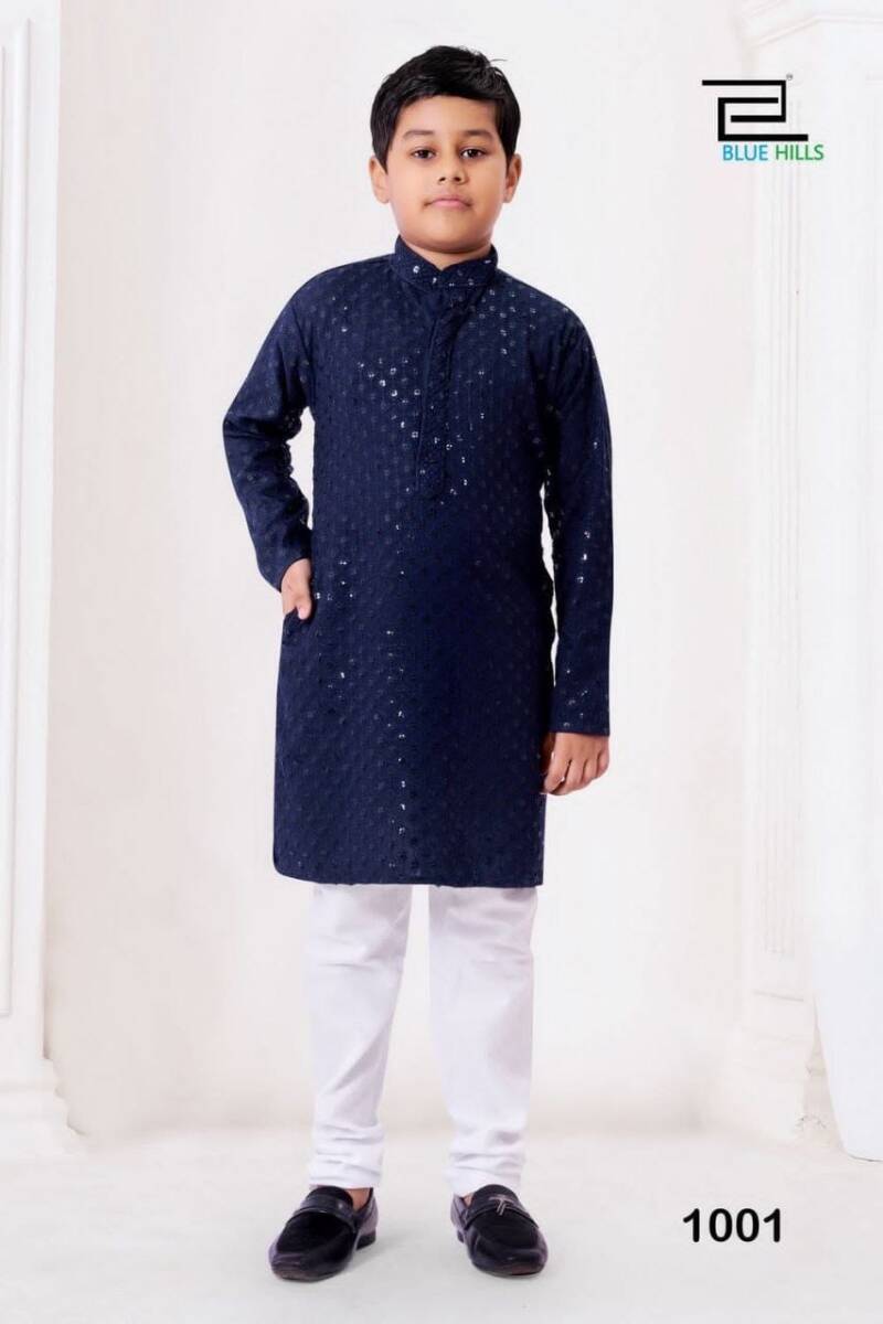 Kurta "Boys" Bleu nuit
