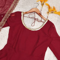 Anarkali Collection "Sajani"  - Rouge bordeaux