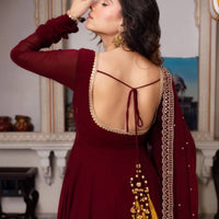 Anarkali Collection "Sajani"  - Rouge bordeaux