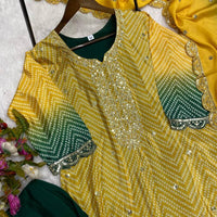 Collection "Karvara"  - Jaune/vert