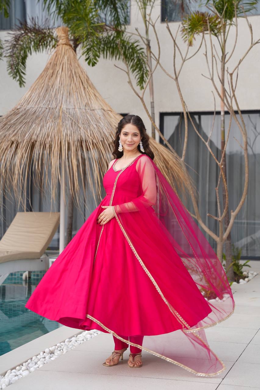 Anarkali Collection "SaÏda" - Rose