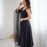 Anarkali Collection "SaÏda" - Noir
