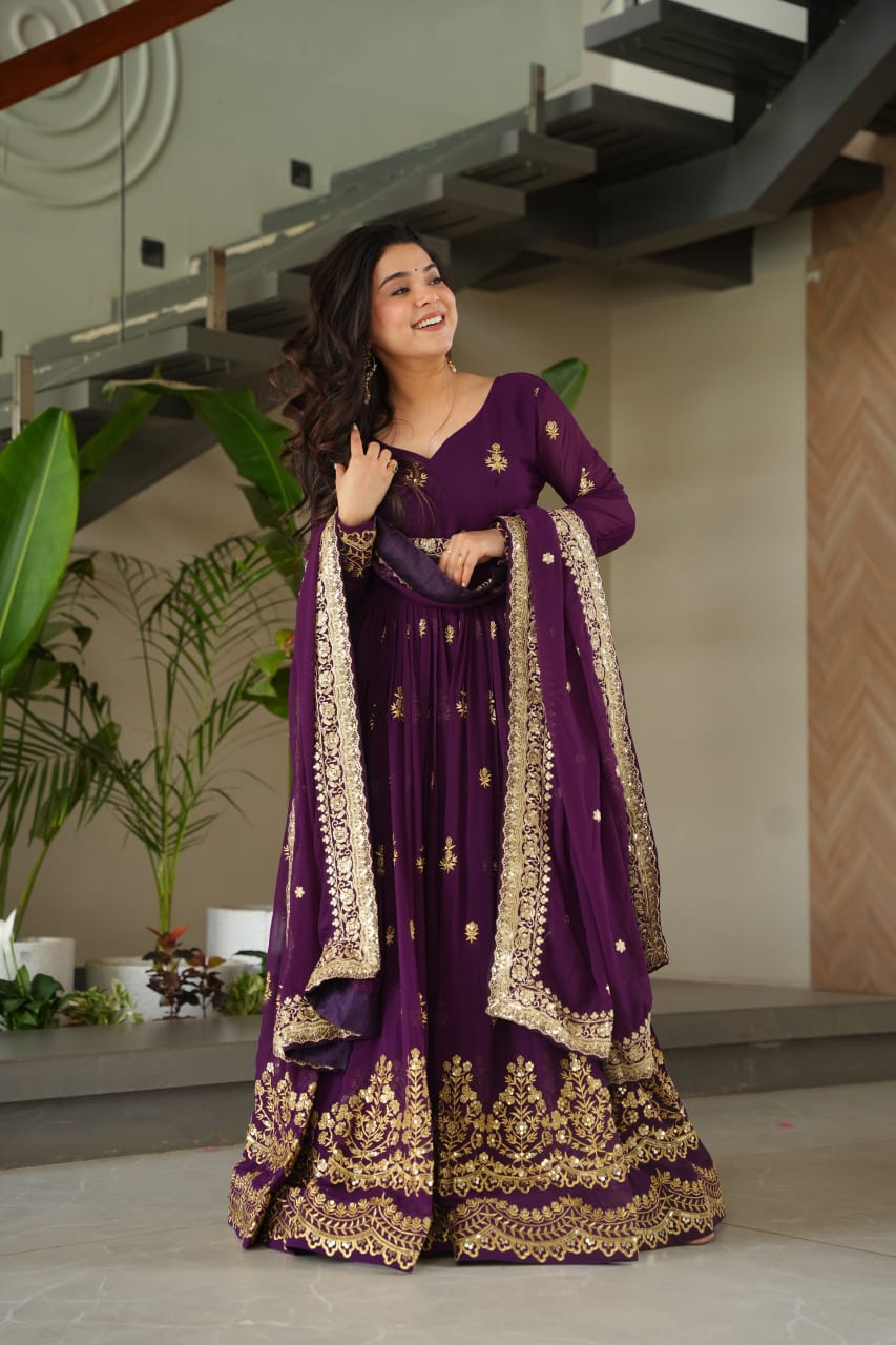 Anarkali Collection "Katalya" - Mauve