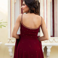 Anarkali Collection "Mugdha"  - Rouge bordeaux