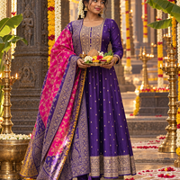 Anarkali/Robe Collection "Bahara"  - Violet