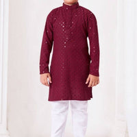 Kurta "Boys" Rouge bordeaux