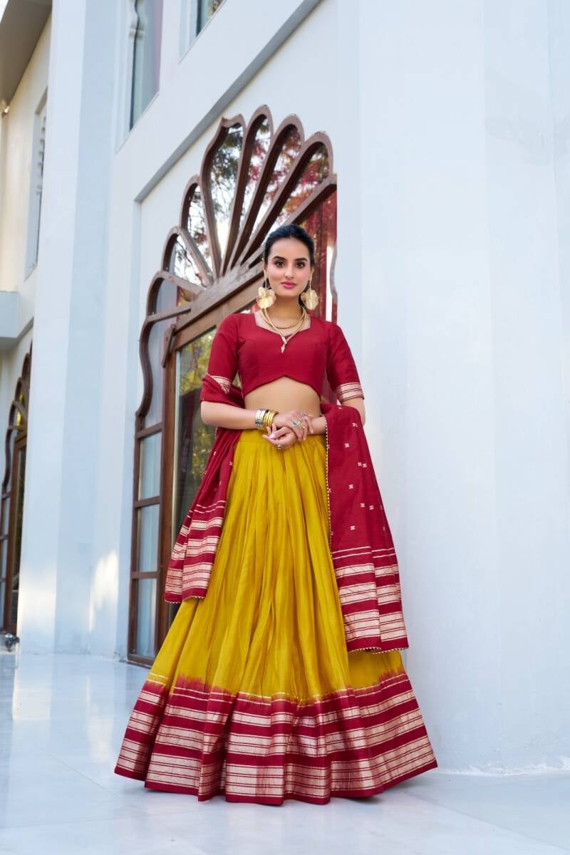 Lehenga collection "Mitali" - Jaune
