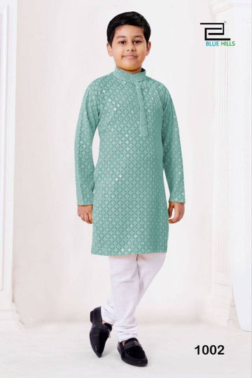 Kurta "Boys" Vert menthe