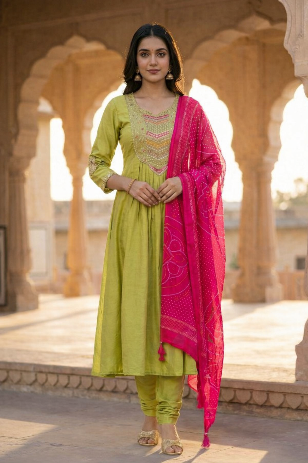 Anarkali Collection "Nythia" - Vert